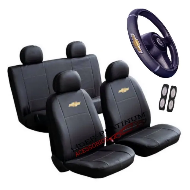 Capas Bancos Couro Carro Corsa Hatch Sedan Maxx Joy Wind 