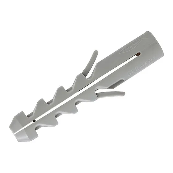 Tarugos De Nylon Fischer S8 En Caja X 100 Unidades