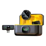 Microfono Solapa Lavalier Inalambrico Alta Calidad Negro