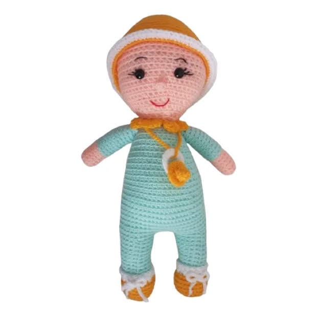 Muñeco Bebé Amigurumi Tejido En Crochet