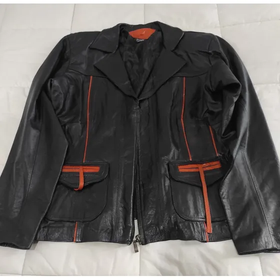 Chaqueta De Cuero Usada En Perfecto Estado Poco Uso