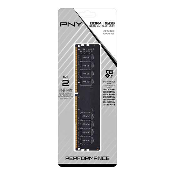 Memoria de escritorio Performance Ddr4 3200 MHz Cl16 de 16 Gb