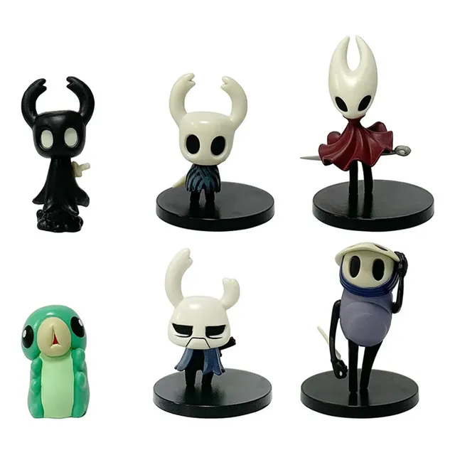 6 Figura Coleccion Hollow Knight Hornet Quirrel Grub Xbox