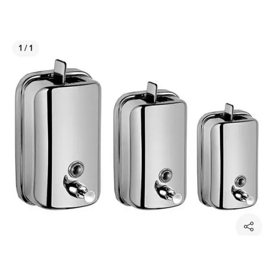 Dispensador De Jabon Liquido Acero Inoxidable 500 800 1000ml