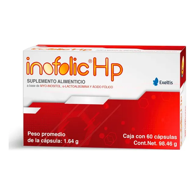 Inofolic Hp Suplemento Alimenticio A Base Myo-inositol, Alfa