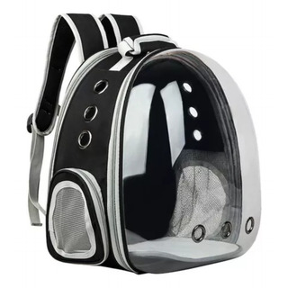 Mochila Pet Visão Panorâmica Astronauta Cachorro Gato Cão Cor Preto Mochila Pet Visão Panorâmica Astronauta Cachorro Gato Cão Cor Preto