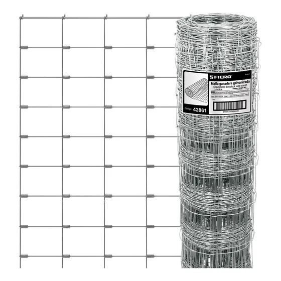 Rollo 50 M X 1.4 M De Malla Borreguera De Acero Galva 42861