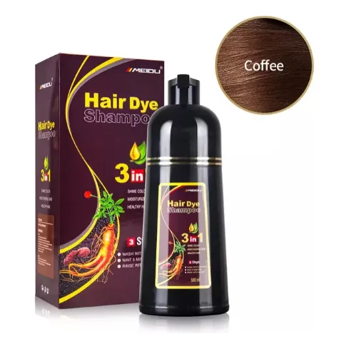 Shampoo Tinte Para Cabello Cafe