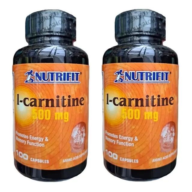 L Carnitina 500mg Americano Promo 2 Frascos Nutrifit