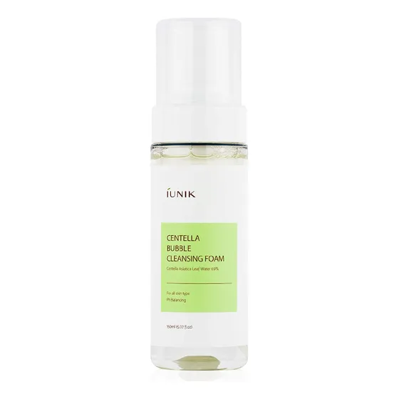 Espuma Limpiadora Iunik Con Centella Cosméticos Coreanos Momento De Aplicación Día/noche Tipo De Piel Mixta