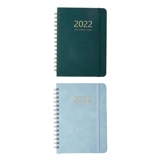 2x 2022 De Notas Em Inglês 6,10\'\' X 8,46\'\' Planejamento