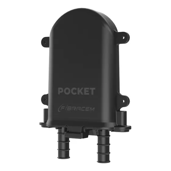 Fibracem Terminal Optico Caixa De Emenda 12 Fo Cto Pocket