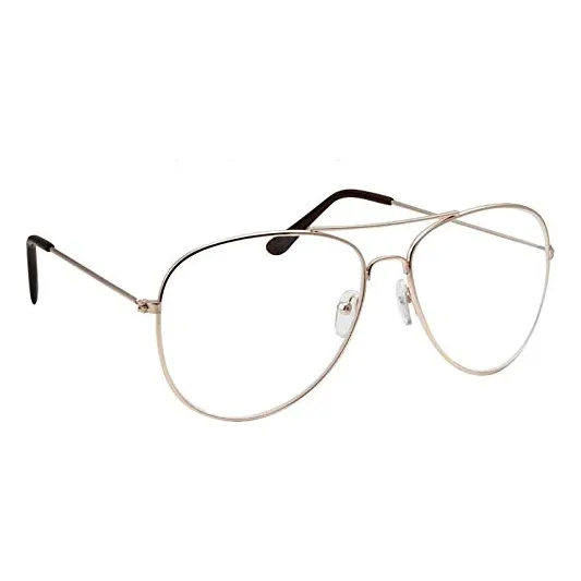 Webdeals - Lens Claro Aviator Eyeglasses Classic 9jjst