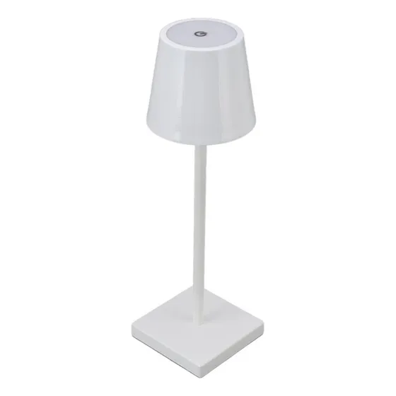 Velador Lampara Vgo Metal Con Sensor Tactil Recargable Usb