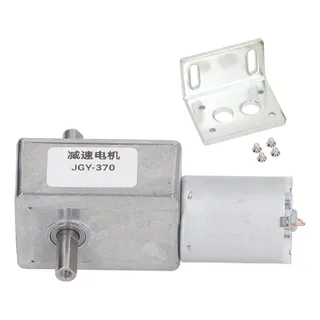 Motor De Engranaje Dc De 12 Mm, Doble Eje, Autoblocante, Rev Motor De Engranaje Dc De 12 Mm, Doble Eje, Autoblocante, Rev