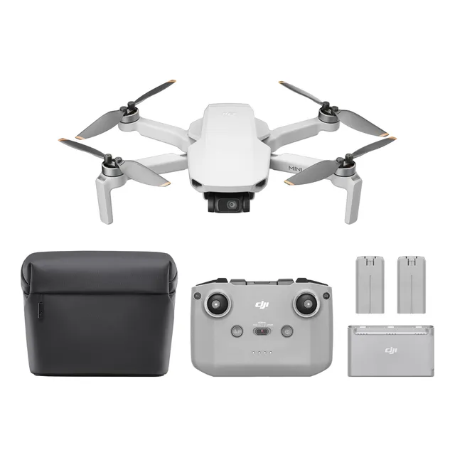 Drone Dji Mini 4k Fly More Combo Cámara 4k Uhd + Accesorios Gris