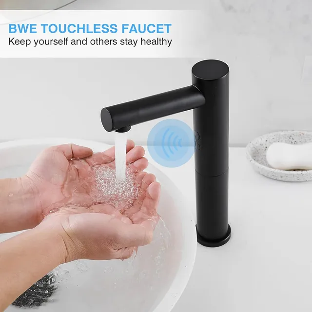 Grifo Para Lavabo De Baño Con Sensor, Sin Contacto 