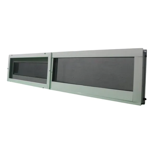 Ventana De Aluminio 20x80cm Con Mosquitero Fijo