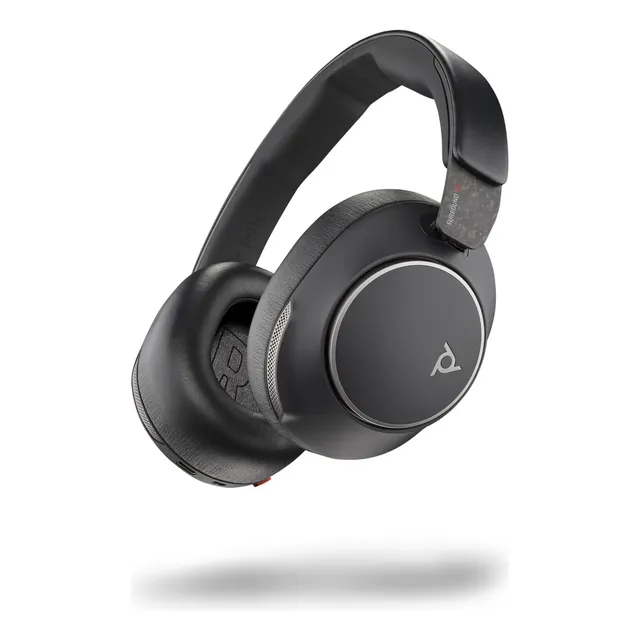 Poly Voyager Surround 80 Uc - Auriculares Bluetooth (plantronics) - Micrófono Con Cancelación De Ruido Para Llamadas Claras - Anc Adaptativo - Funciona Con iPhone, Android, Pc/mac, Zoom, Microsoft