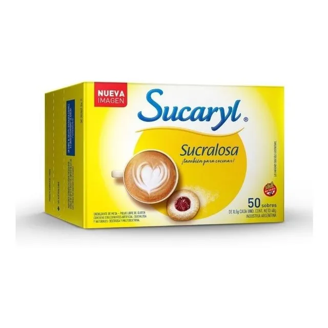 Sucralosa Sucaryl X 50 Sobres Sin Tacc