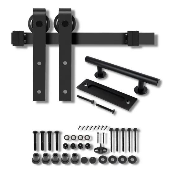 Kit Riel Granero Negro 2 M - Màs Manija Granero 30cm Premium