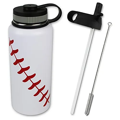 Urbanifi Water Bottle Béisbol Softball 32 Oz Regalo Frdht