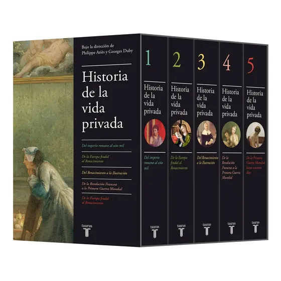 Historia De La Vida Privada (edición Estuche) - Duby, Aries