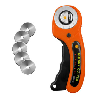 Cutter Circular Rotatorio 45mm Papel Tela Piel + 5 Cuchillas Cutter Circular Rotatorio 45mm Papel Tela Piel + 5 Cuchillas