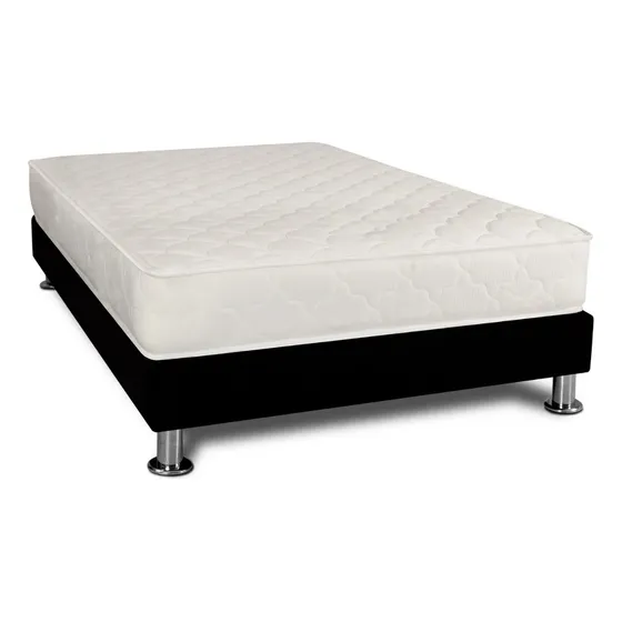 Combo Colchón + Base Cama 1.40x1.90 Económico Doble