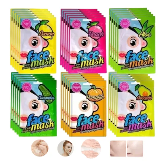 120 Mascara Mascarilla Facial Hidratante Coreana