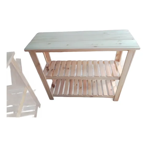 Mesa De Arrime Auxiliar Quesera Pino 