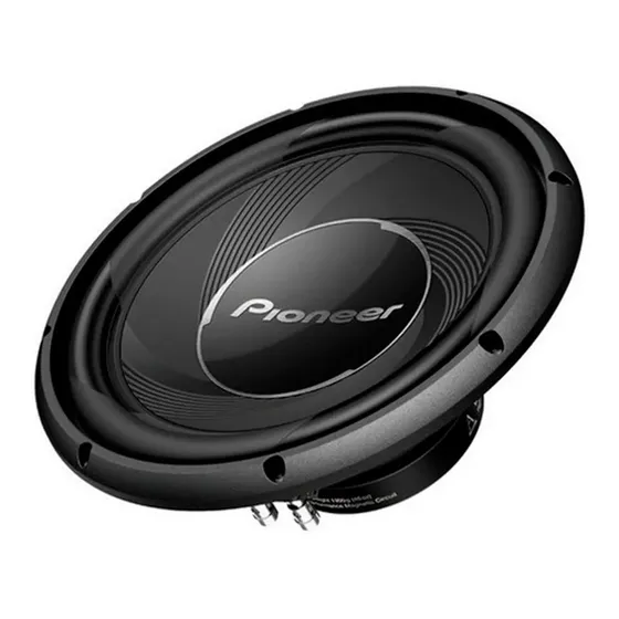 Bocina tipo subwoofer Pioneer TS-A30S4 para carro/camioneta x 12 " x 1 unidad