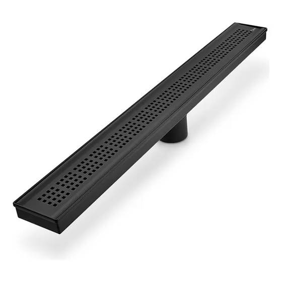 Rejilla Rectangular Negra Quality Metal 91cm Gtia 10 Años
