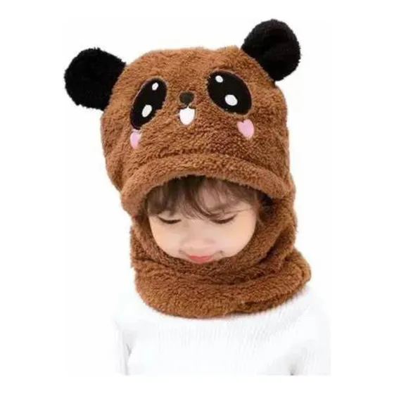 Gorro Invierno Con Chalina Cerrada Para Niños