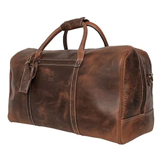 Rustic Town - Bolsa De Viaje De Piel Para Avión,
