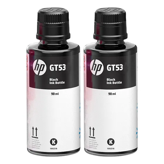 Tinta para impresora HP GT53 color negro de 90 mL 2 unidades