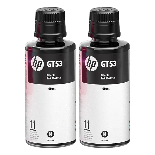 Tinta para impresora HP GT53 color negro de 90 mL 2 unidades