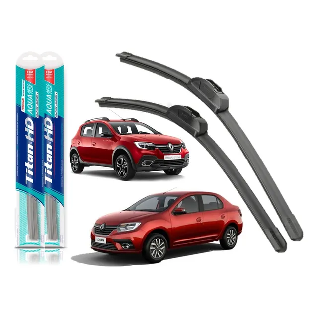 Par Plumillas Titan Hd Aqua Renault Sandero-logan 2016-2023