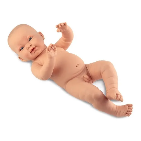 Muñeca Llorens Bebe Sexuado Varon Moreno En Bolsa 45 Cm®