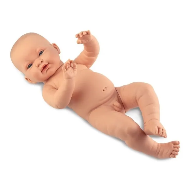 Muñeca Llorens Bebe Sexuado Varon Moreno En Bolsa 45 Cm®