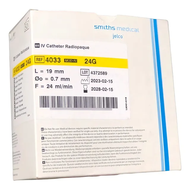 Catéter Iv Jelco Cateter Abbocath Pack X 50 Unidades