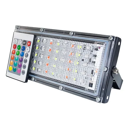 Reflector Led Rgb 50w Luces De Colores Decoracion Eventos 