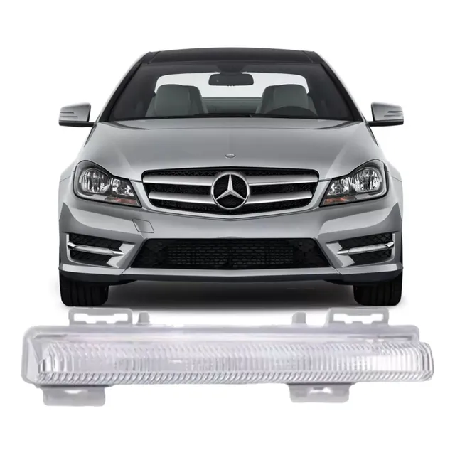 Farol Milha Led Drl Dir Mercedes C180 C200 C250 2012-2014