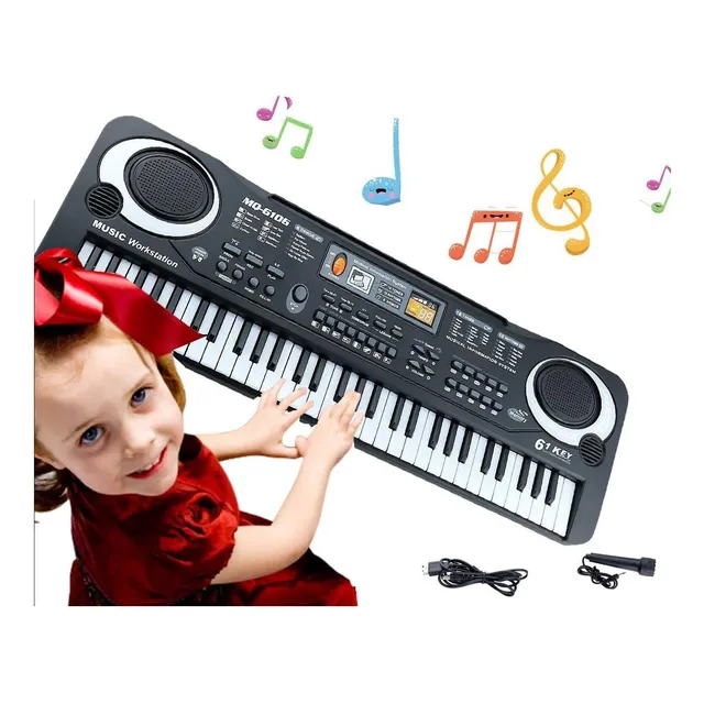 Keyboard Piano Kids 61 Key Electronic Digital Piano Musical 