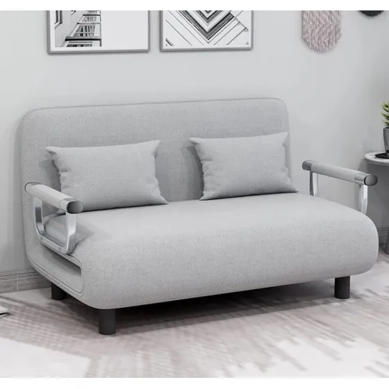 Sofá Cama Gris Linen Myc