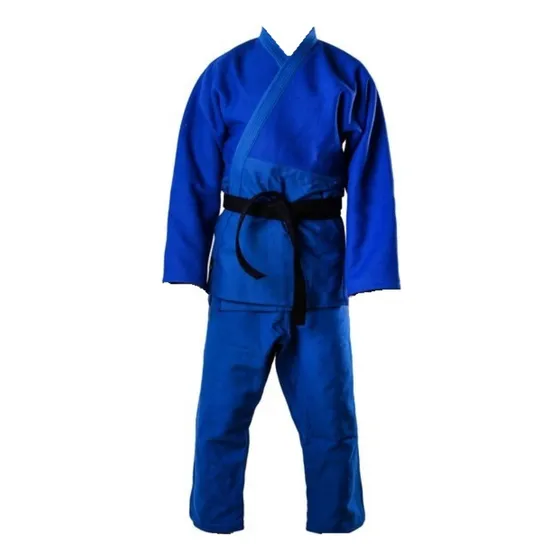 Judogi Shiai Tramado Pesado Azul Uniforme Judo
