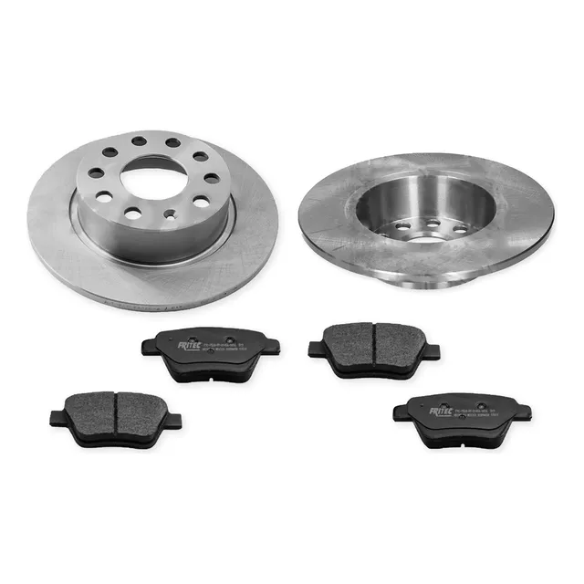 Kit Discos Y Balatas Traseras Vw Jetta Mk6 13-18 2.0