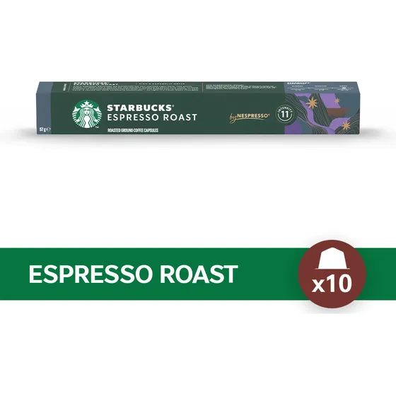 Capsulas Starbucks Espresso Roast By Nespresso 10 Unidades