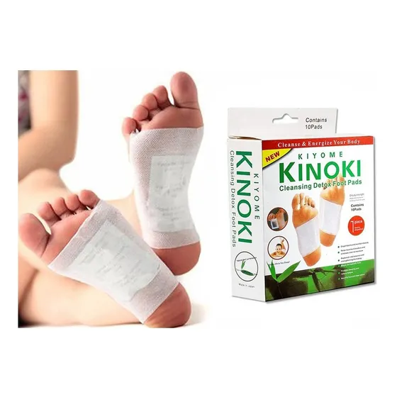 10 Parches Kinoki Desintoxicantes Relajantes Sueño Natural Neutra