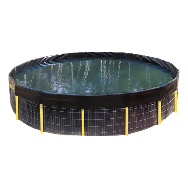 Tanque Circular Geomembrana 15mil 15000 Litros Peixes